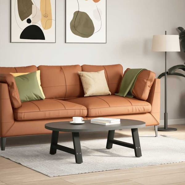Soffbordsben A-formade 2 st svart 60x(30-31) cm stål