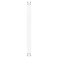 Miniatyrbilde 7 av 10: vidaXL Spisebordben U-formet 2 stk hvit 100x(72-73) cm stål