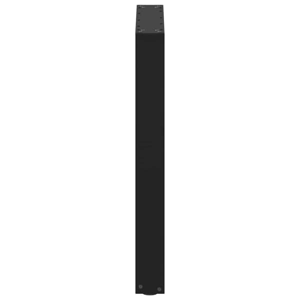 vidaXL Soffbordsben U-formade 3 st svart 70x(72-73) cm stål