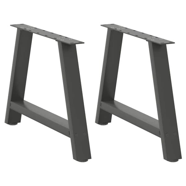 Soffbordsben A-formade 2 st antracit 60x(42-43) cm stål