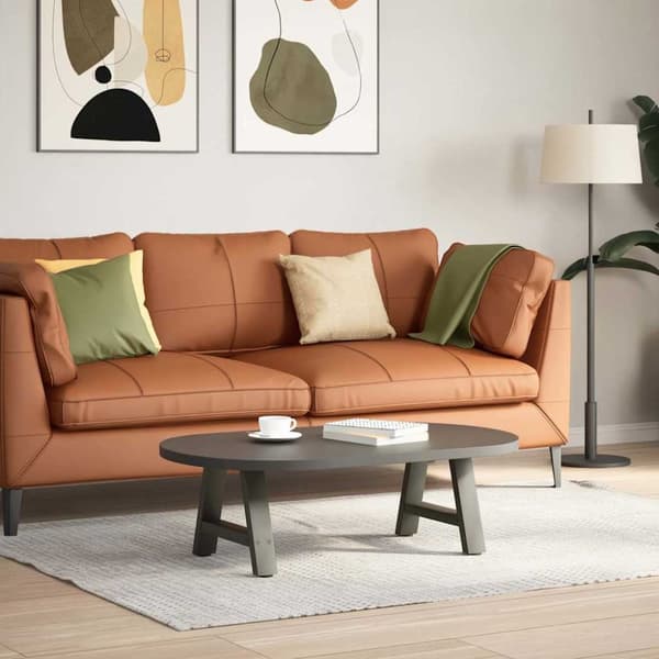 Soffbordsben A-formade 2 st antracit 50x(30-31) cm stål