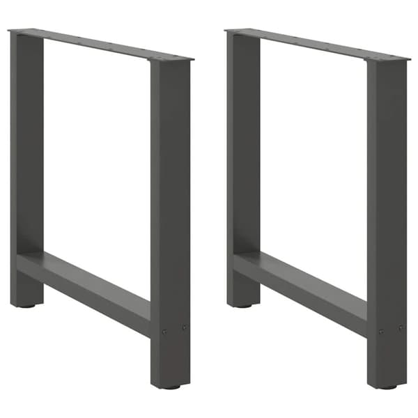 Soffbordsben antracit 2 st 80x(72-73) cm stål