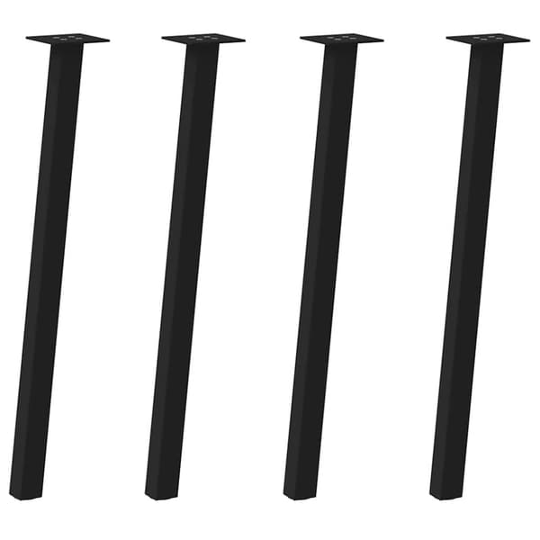 vidaXL sofabordben 4 stk. 72 cm stål sort
