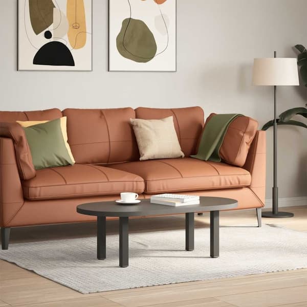 vidaXL Soffbordsben 4 st antracit 30-32 cm stål