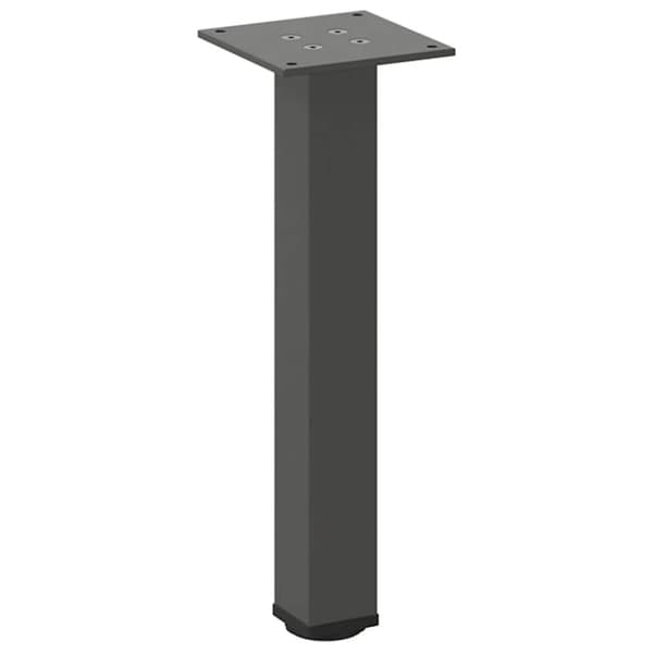 vidaXL Soffbordsben 4 st antracit 30-32 cm stål