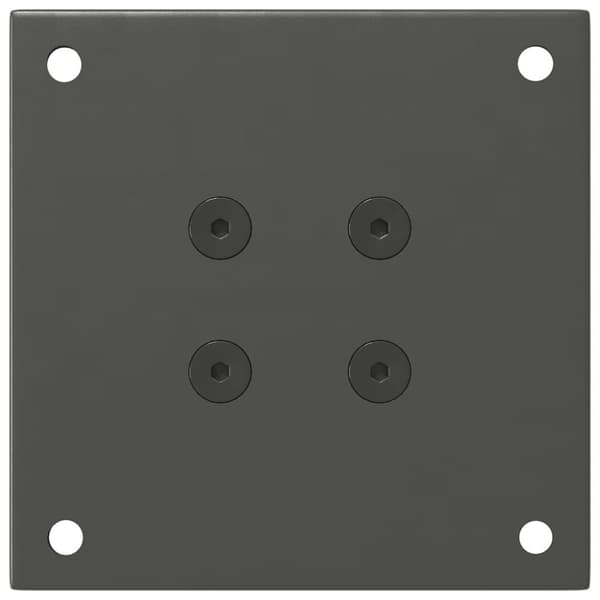 vidaXL Soffbordsben 4 st antracit 30-32 cm stål