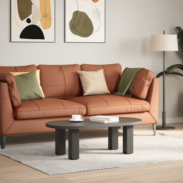 vidaXL Sohvapöydän jalat 4 kpl antrasiittia 30-32 cm teräs