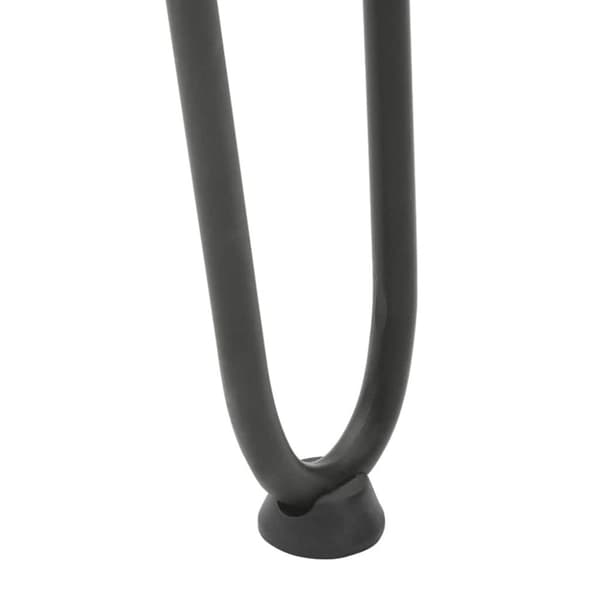 vidaXL Hårnålsformade bordsben 4 st antracit 42 cm massivt stål