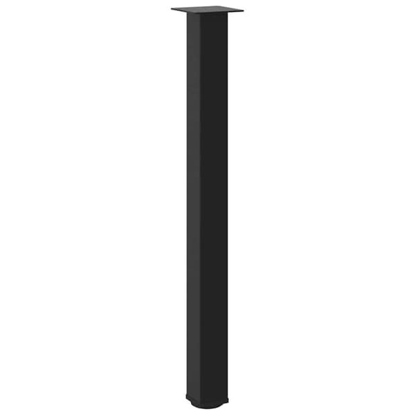 vidaXL Soffbordsben 4 st svart 100-102 cm stål