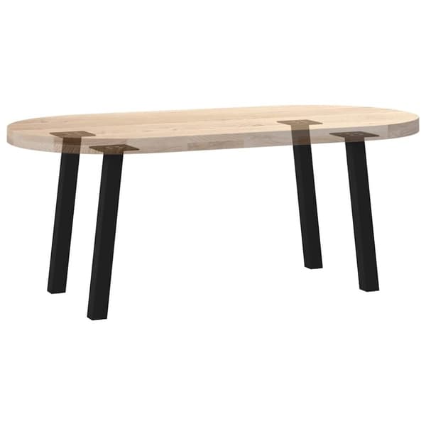 vidaXL Soffbordsben 4 st svart 30 cm stål