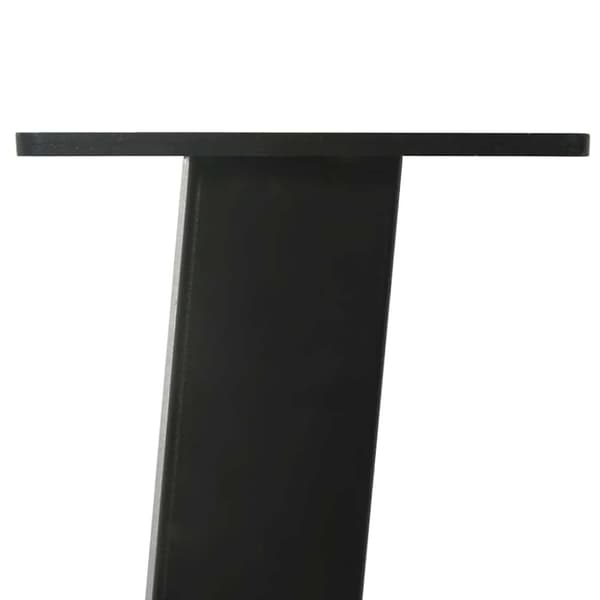 vidaXL Soffbordsben 4 st svart 30 cm stål