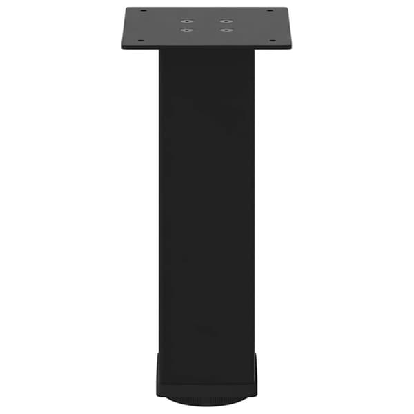 vidaXL Soffbordsben 4 st svart 42-44 cm stål