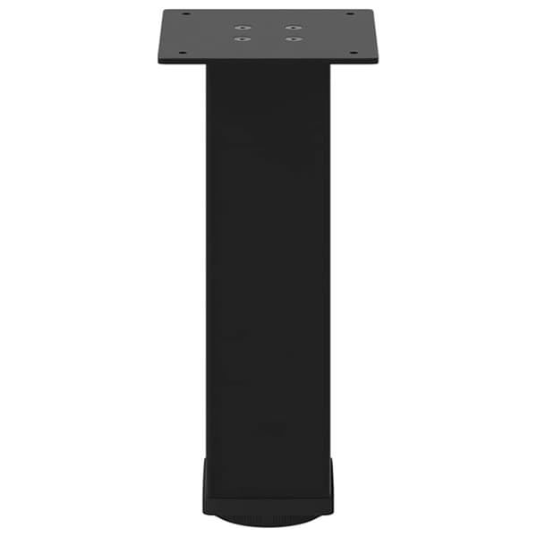vidaXL Soffbordsben 4 st svart 42-44 cm stål