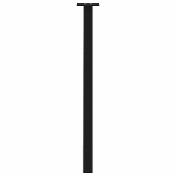 vidaXL Soffbordsben 4 st svart 72 cm stål