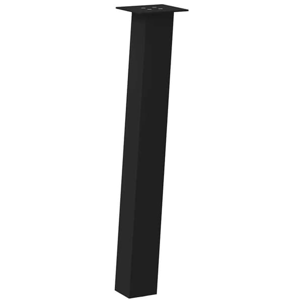 vidaXL sofabordben 4 stk. 72 cm stål sort