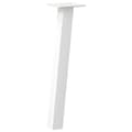 Pikkukuva 4 / 10: vidaXL Sohvapöydän jalat 4 kpl valkoinen 42 cm teräs
