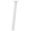 Pikkukuva 5 / 10: vidaXL Sohvapöydän jalat 4 kpl valkoinen 42 cm teräs