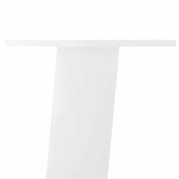 vidaXL Sohvapöydän jalat 4 kpl valkoinen 42 cm teräs