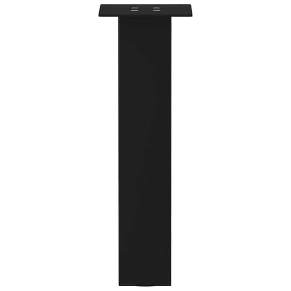 vidaXL Salongbordben 4 stk svart 30 cm stål