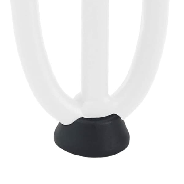 vidaXL Hiusneula jalat sohvapöydälle 4 kpl Valkoinen 42 cm umpiteräs