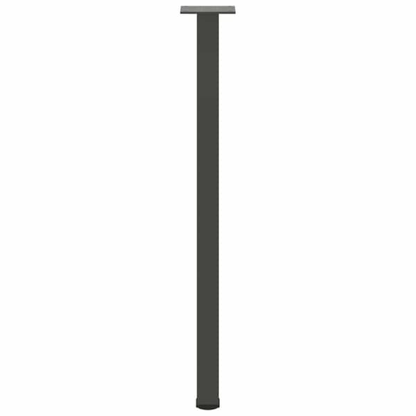 vidaXL Konsolipöydän jalat 4 kpl antrasiitti 72-74 cm teräs