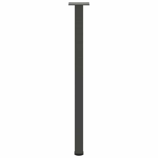 vidaXL Konsolipöydän jalat 4 kpl antrasiitti 72-74 cm teräs