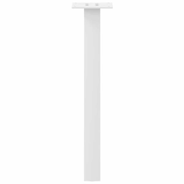 vidaXL Sohvapöydän jalat 4 kpl valkoinen 30 cm teräs