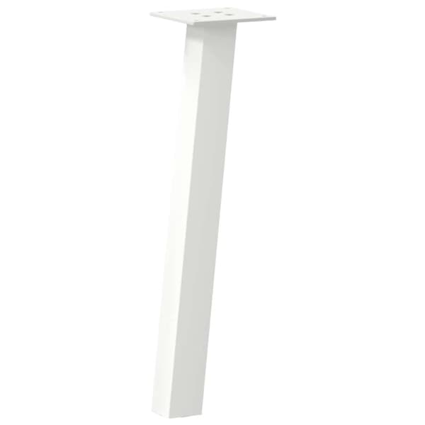 vidaXL Sohvapöydän jalat 4 kpl valkoinen 30 cm teräs