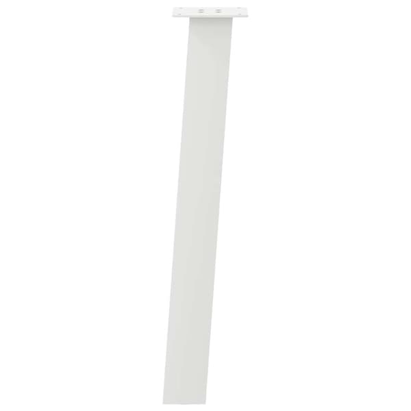 vidaXL Konsolipöydän jalat 4 kpl valkoinen 72 cm teräs