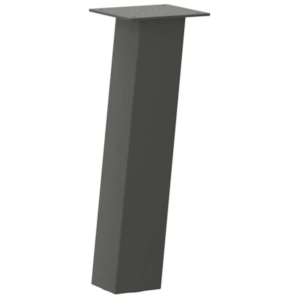 vidaXL Sohvapöydän jalat 4 kpl antrasiittia 42 cm Teräs
