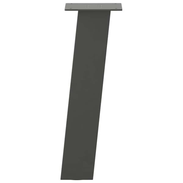 vidaXL Sohvapöydän jalat 4 kpl antrasiittia 42 cm Teräs