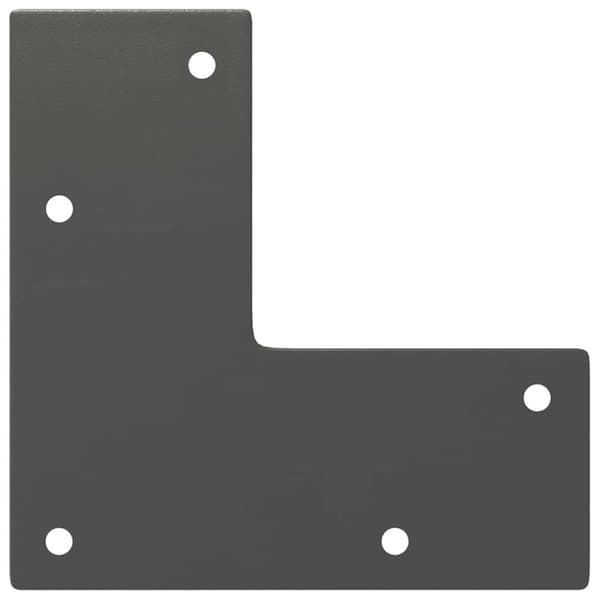 vidaXL Hiusneula jalat sohvapöydälle 4 kpl antrasiitti 42 cm umpiteräs