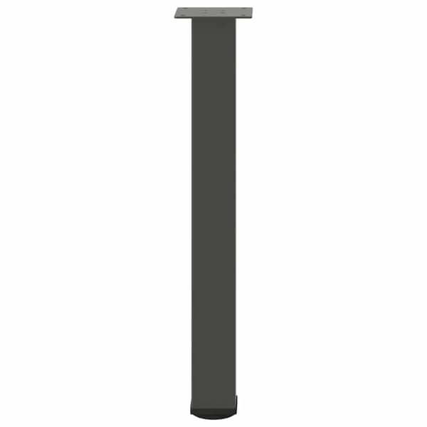 vidaXL Konsolipöydän jalat 4 kpl antrasiittia 72-74 cm teräs