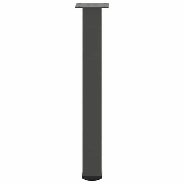 vidaXL Konsolipöydän jalat 4 kpl antrasiittia 72-74 cm teräs