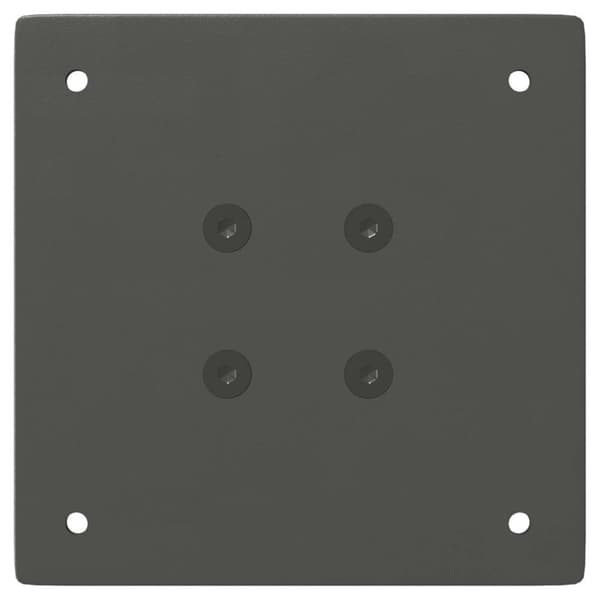 vidaXL Konsolipöydän jalat 4 kpl antrasiittia 72-74 cm teräs