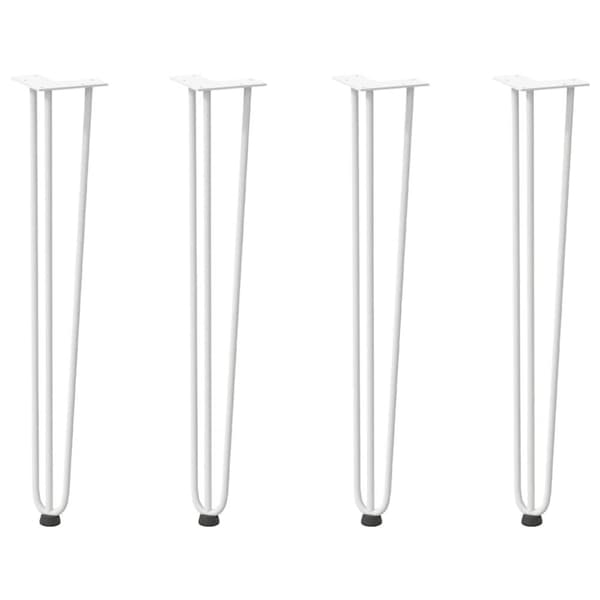 vidaXL Hiusneulajalat konsolipöytiin konsolipöydälle 4 kpl 72 cm