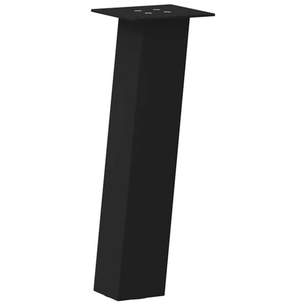 vidaXL Sohvapöydän jalat 4 kpl Musta 42 cm Teräs