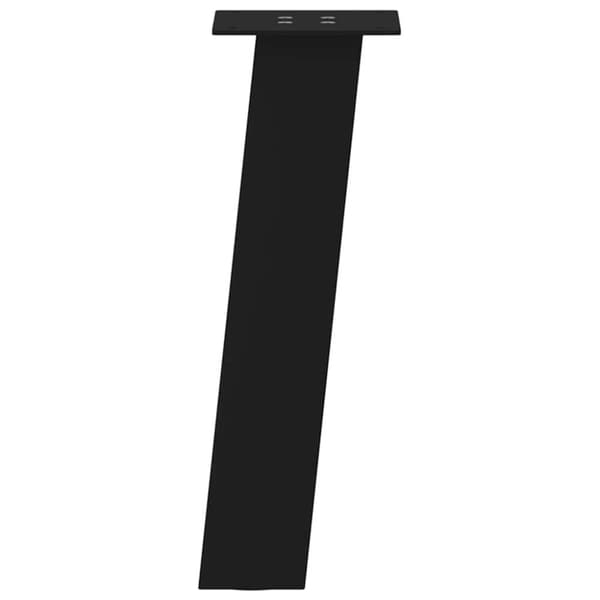 vidaXL Sohvapöydän jalat 4 kpl Musta 42 cm Teräs