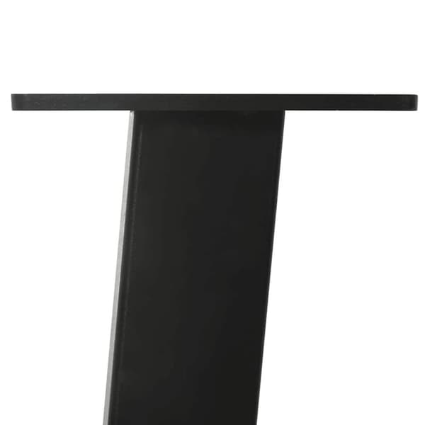 vidaXL Sohvapöydän jalat 4 kpl Musta 42 cm Teräs