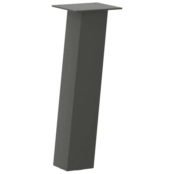 vidaXL Sohvapöydän jalat 4 kpl antrasiitti 30 cm teräs