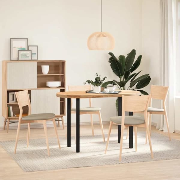 vidaXL Konsolipöydän jalat 4 kpl musta 72-74 cm teräs