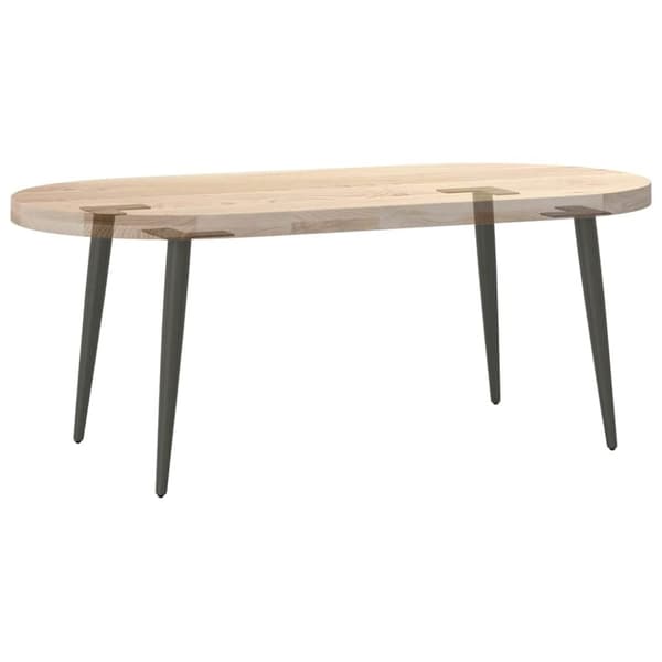 vidaXL Soffbordsben konisk form 4 st antracit 30-31 cm stål