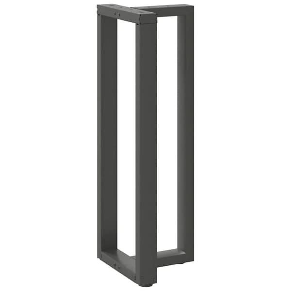 vidaXL Barbordben T-formet 2 stk antrasitt 40x35x(110-111) cm stål