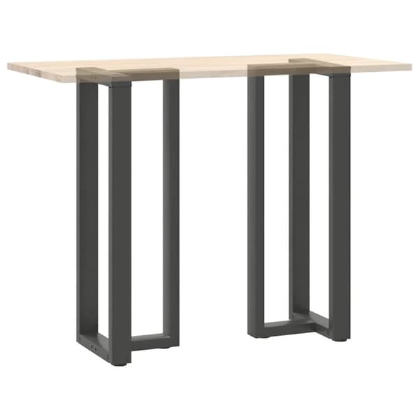 vidaXL Barbordben T-formet 2 stk antrasitt 40x35x(110-111) cm stål