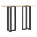 Miniatyrbilde 8 av 10: vidaXL Barbordben T-formet 2 stk antrasitt 40x35x(110-111) cm stål