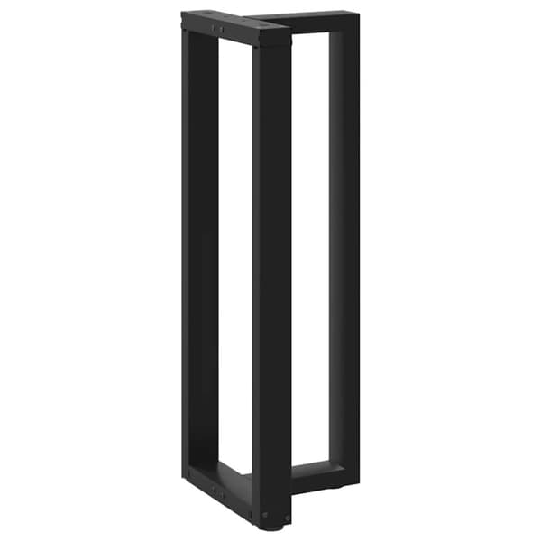 vidaXL barbordsben T-formet 2 stk 40x35x(110-111) cm stål sort