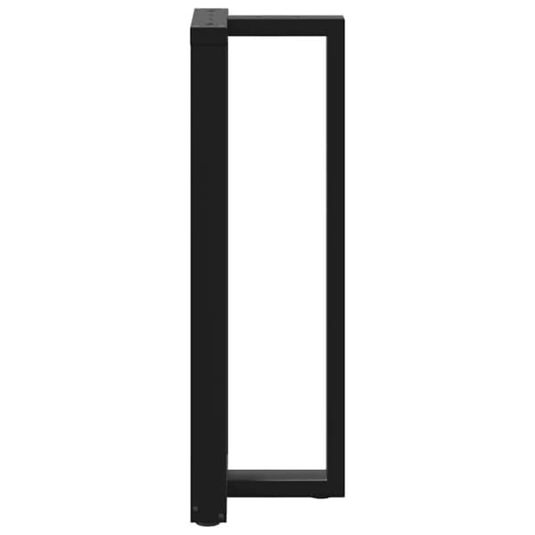vidaXL barbordsben T-formet 2 stk 40x35x(110-111) cm stål sort