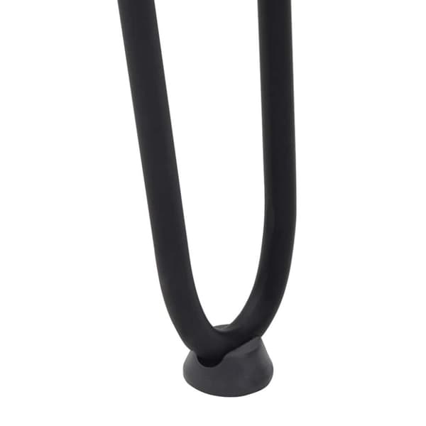 vidaXL Sohvapöydän hiusneulajalat 4 kpl musta 42 cm täysteräs