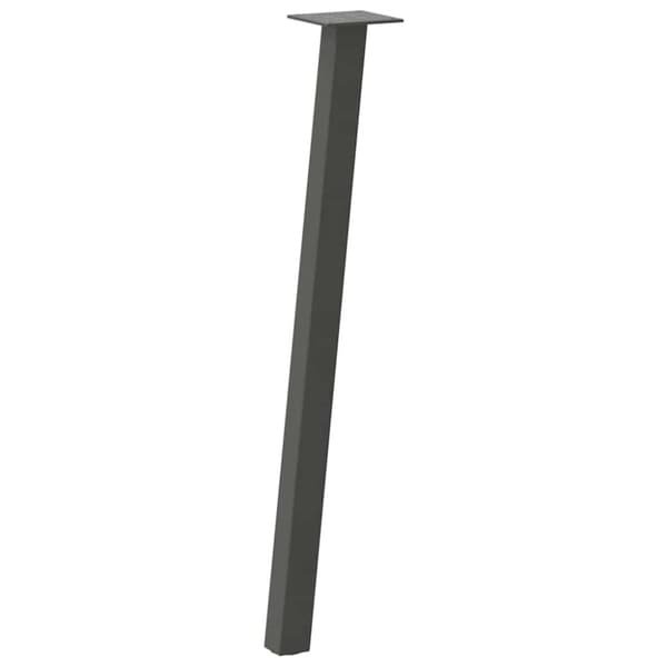 vidaXL Soffbordsben 4 st antracit 72 cm stål