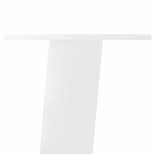 vidaXL Soffbordsben 4 st vit 42 cm stål